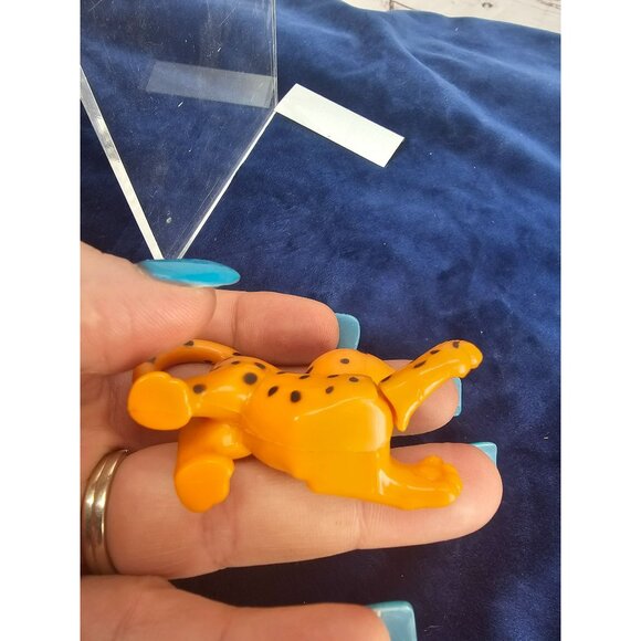 1993 Kenner Littlest Pet Shop Cheetah Cat Figure Toy Orange Original Authentic V - Picture 2 of 8